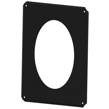 System 7 V/E 150mm x 90deg Rosette Plate Matt