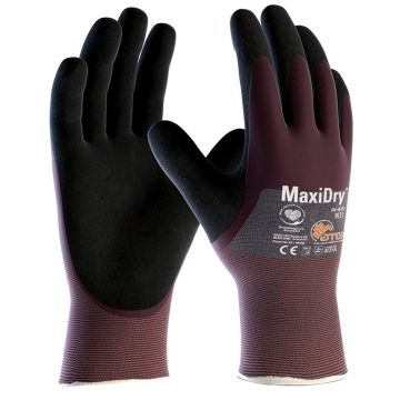 Maxidry Size 9 3/4 Coated Glove