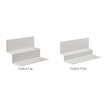 Cedral Lap Assymmetric Ext. Corner 3m C50 Black