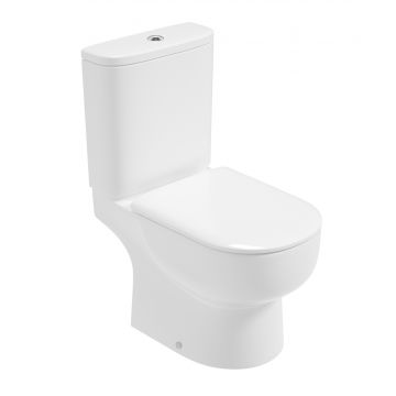 Via Open Back Closed Coupled Rimless Pan & Soft Close Seat