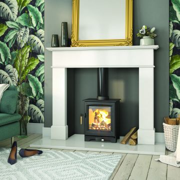 Balmoral Fireplace Alpine White 54" x 18"