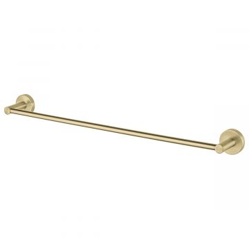 Haceka Kosmos Towelrail Single Brushed 61cm Gold