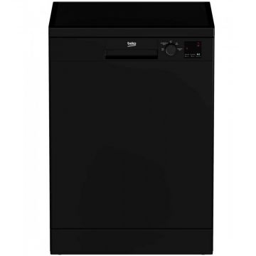 Beko Freestanding Full Size Dishwasher - Black | DVN04320B