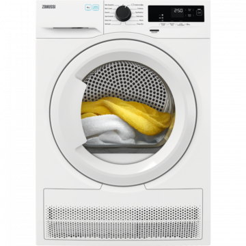 Zanussi 8kg Heat Pump Tumble Dryer - White | ZDH87A2
