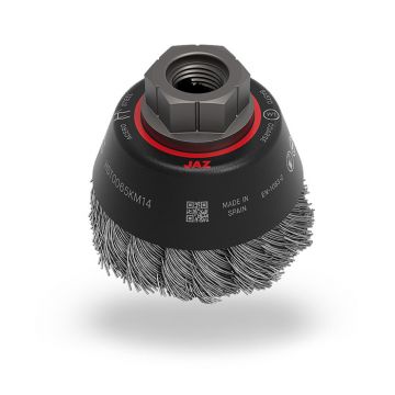 Jaz Wire Cup Brush Knot 65 x 20 M14 x 2