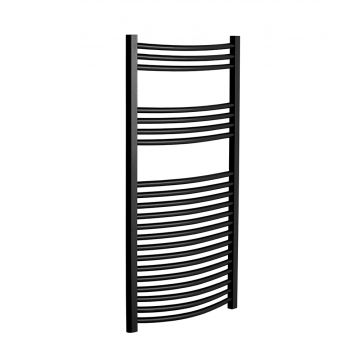 Curved Radiator 1200 x 600 Black