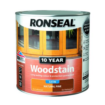 Ronseal 10 Year Woodstain Paint - Natural Pine - 2.5 Litres
