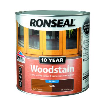 Ronseal 10 Year Woodstain 2.5l Oak