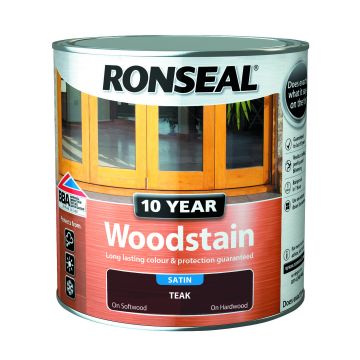 Ronseal 10 Year Woodstain 2.5l Teak