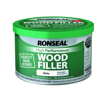 Ronseal High Performance Wood Filler 275gm White