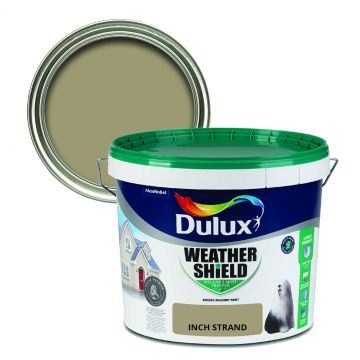Dulux Weathershield Smooth Masonry Paint - Inch Strand 10L