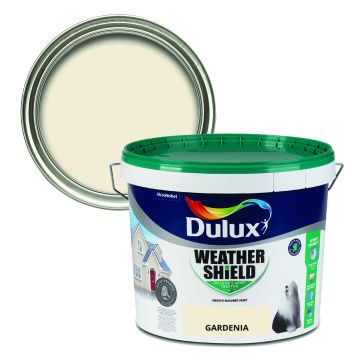 Dulux Weathershield Smooth Masonry Paint - Gardenia 10L
