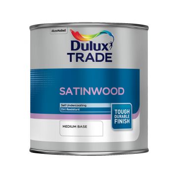 Dulux Trade Satinwood Medium Base 1l