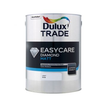 Dulux Trade Easycare Diamond Matt Light Base 5lt 99.9% Voc