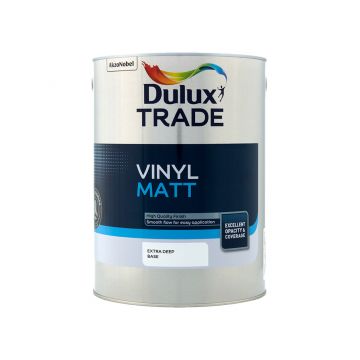 Dulux Trade Vinyl Matt Extra Deep Base 5lt 99.9% Voc
