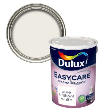 Dulux Easycare Pure Brilliant White 5l