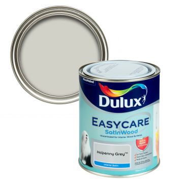 Dulux Easycare Satinwood Ha'Penny Grey 750ml