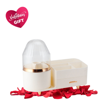 Tara Lane Rotating Cosmetics Organiser Pure White | TL6834