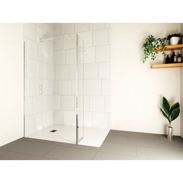 Verve Wetroom / Support Bar 1000mm Bright Silver Vwr100s