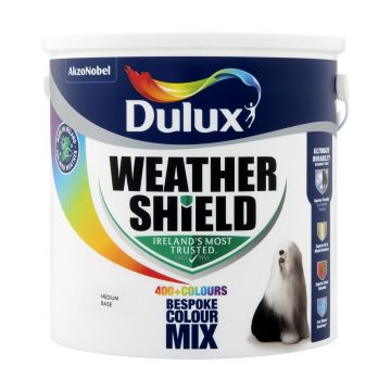 Dulux Trade Weathershield Smooth Masonry Medium Base 2.5l