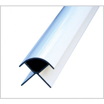 Ceiling & Wall Panel Trim External Corner Silver