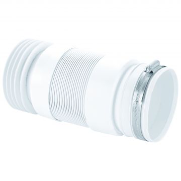 Mcalpine 4" Flexible Connector for Back To Wall Pan 150mm To 310mm Wc-F21r