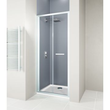 Verve Bifold Shower Door 900mm Silver