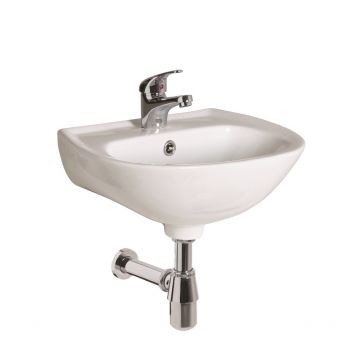 Strata Cloakroom Round Basin Fronted 1th 450mm x 330mm