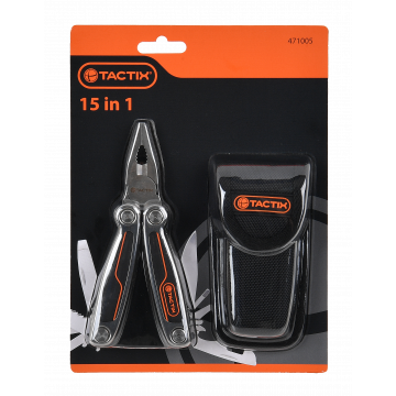 Tactix Multi Tool 15- In- 1 With Multi Function 471005 
