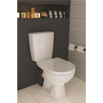 Faro Close Coupled WC Pan, Cistern & Seat K667-030-Ex1