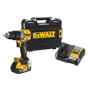 Dewalt 18v XR Brushless Combi Drill comes with 1 x 5ah Battery, Charger and Tstak Box 
