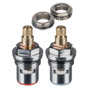 Plumb Centre Replacement Ceramic Disc Valve Set - ½”