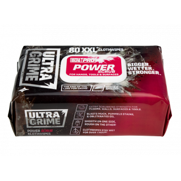 80 Pack Ultragrime Power Scrub Wipes