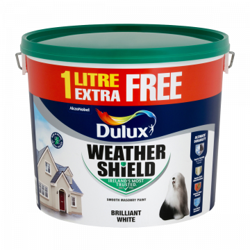 Dulux Weathershield Pure Brilliant Paint - White 11L