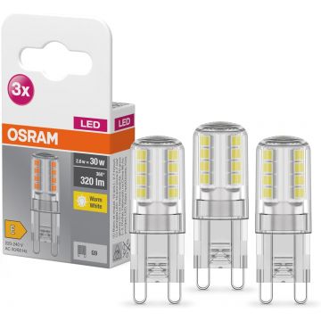 Osram 2.6w LED G9 (3 Pack) warm White | 450073