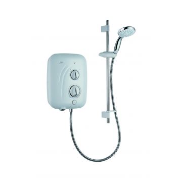 Mira Elite SE Silent Pumped Electric Shower 9.8KW - White & Chrome