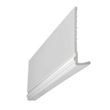 5m x 225mm Og Fascia Board White Eavemaster