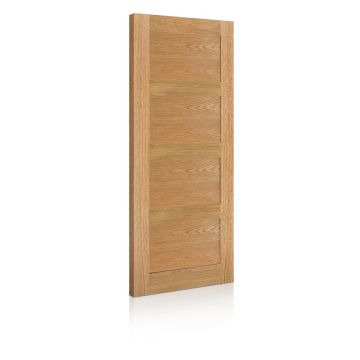 Oak Shaker 4 Panel Door 6'8