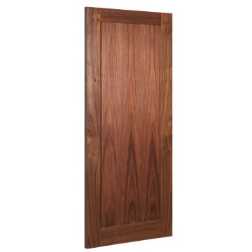 Walnut Shaker 1 Panel Door 6'8