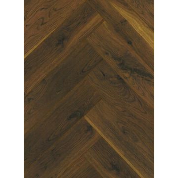Smoked Cathedral Oak Herringbone (9051) (32) 12 x 90 x 450mm 1.45 Sq M (1.74sq Yrd)