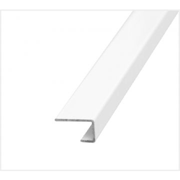 Flair White End U Trim