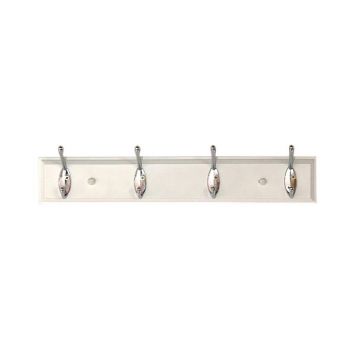 Tema Coat Hook 4 Pin White