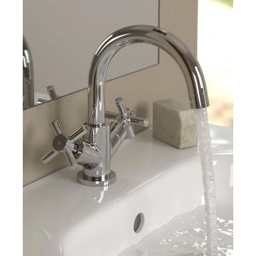 Series C Mono Basin Mixer Chrome Plated comes with Pop Up