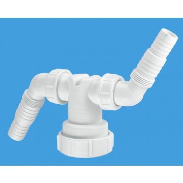 Mcalpine Twin W/M Adaptor 1 1/2"