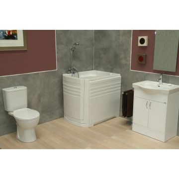 Ambiance Walk In Bath 990 990 x 760mm Deep Soak Standard
