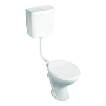 Magnia Low Level Toilet Pan Only with Horizontal Outlet 