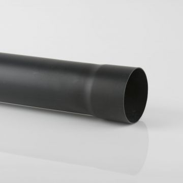 6m x 50mm Black PVC Ducting