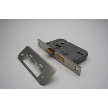 Eurospec 2 Lever Lock 3" Nickle