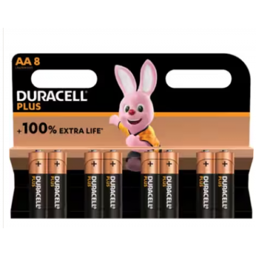 Duracell AA Battery Pack - (8pcs)