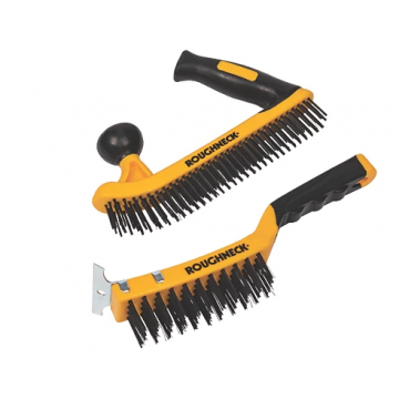 R/Neck Heavy Duty Wire Brush Set